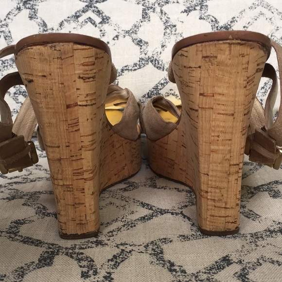 Michael Kors suede and cork wedges - Picture 3 of 6